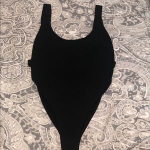Black stretchy bodysuit